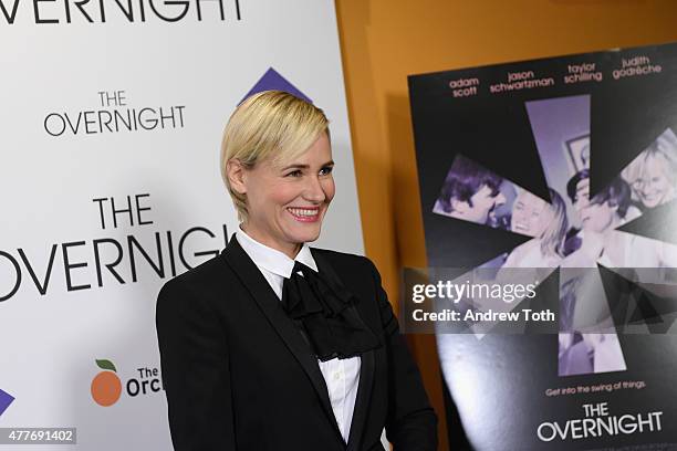 Actress Judith Godreche attends "The Overnight" New York Premiere at Sunshine Landmark on June 18, 2015 in New York City.