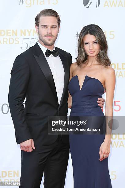 Grey Damon and his wife attend the 55th Monte Carlo TV Festival Closing Ceremony and Golden Nymph Awards at the Grimaldi Forum on June 18, 2015 in...