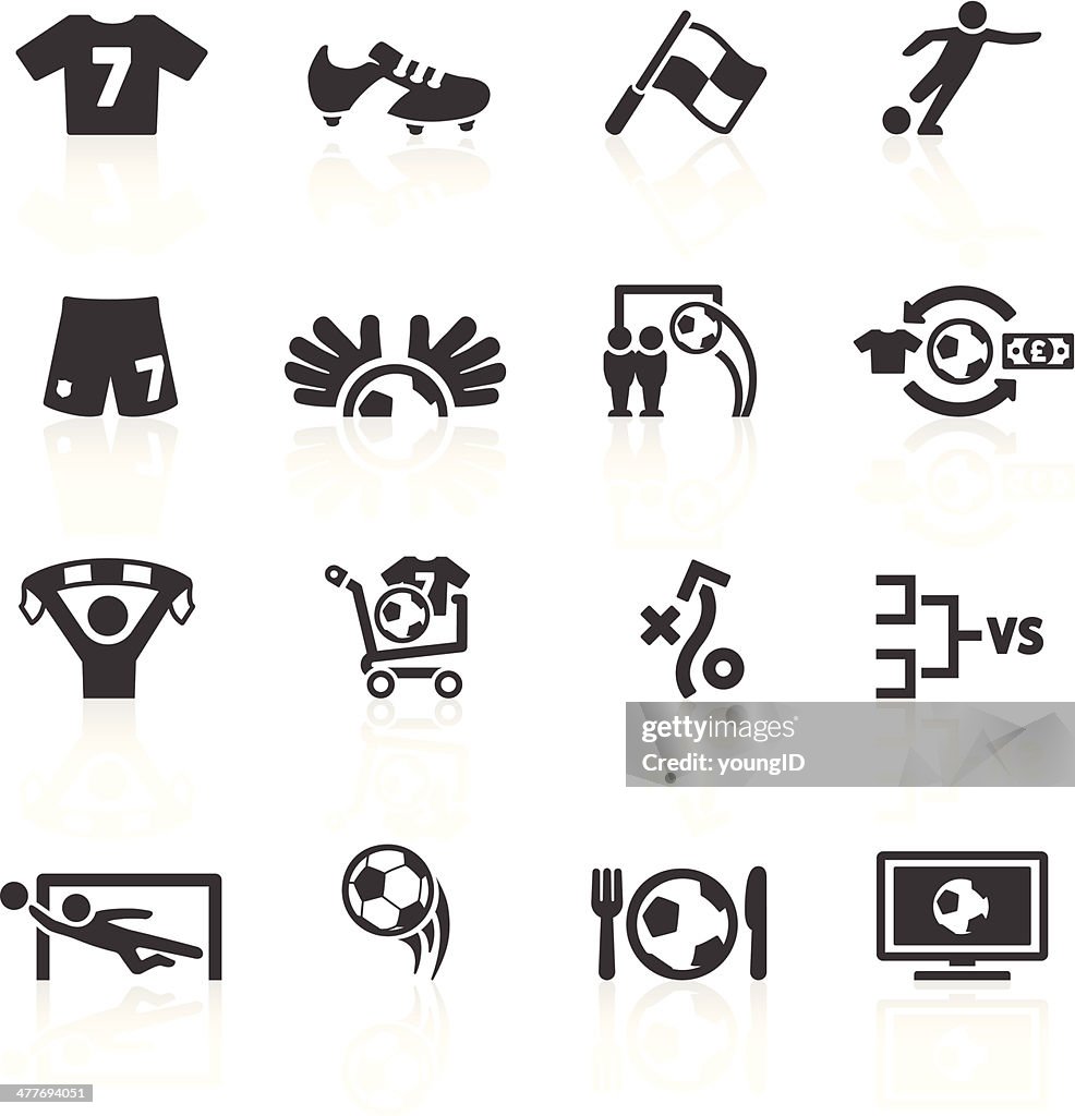 Conjunto de ícones do futebol 2