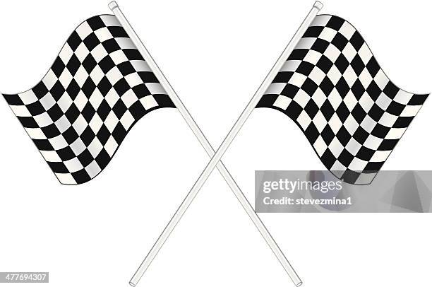 YKW Checkered Flag Ribbon - 2 Rolls, 2.55" X 5 Yards Each, Black & White Wired Edge For Racing Decor