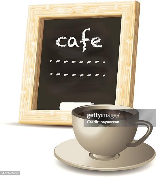 coffee courses - school cafeteria stock illustrations