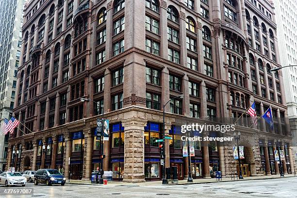 the rookery, downtown chicago - rookery chicago 個照片及圖片檔