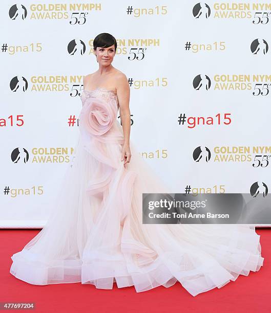 Zoe McLellan attends the 55th Monte Carlo TV Festival Closing Ceremony and Golden Nymph Awards at the Grimaldi Forum on June 18, 2015 in Monte-Carlo,...