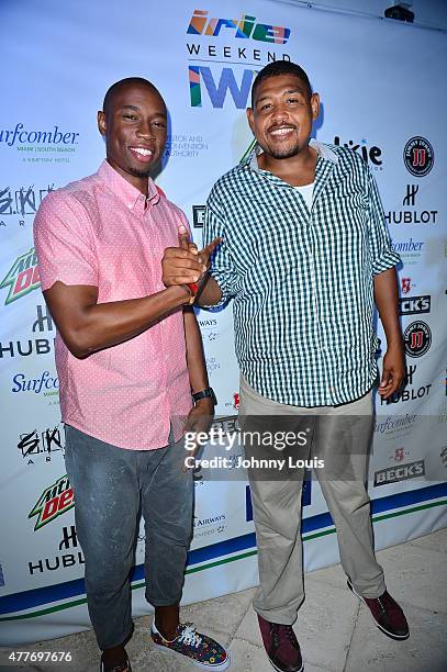 Omar Benson Miller attends the VIP Kick-Off Concert during the 11th Annual Irie Weekend at Kimpton Surfcomber Hotel on June 18, 2015 in Miami Beach,...