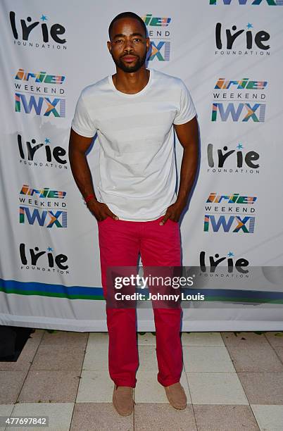 Jay Ellis attends the VIP Kick-Off Concert during the 11th Annual Irie Weekend at Kimpton Surfcomber Hotel on June 18, 2015 in Miami Beach, Florida.