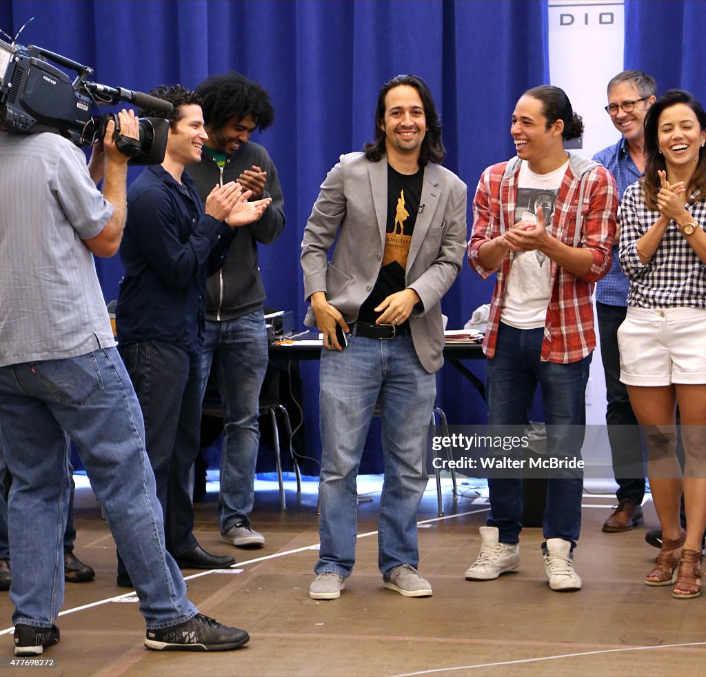 "Hamilton" Broadway Rehearsals