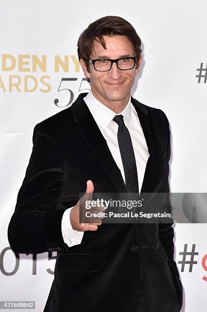 Jonathan Lapaglia attends the closing ceremony of the 55th Monte-Carlo Television Festival on June 18 in Monaco.