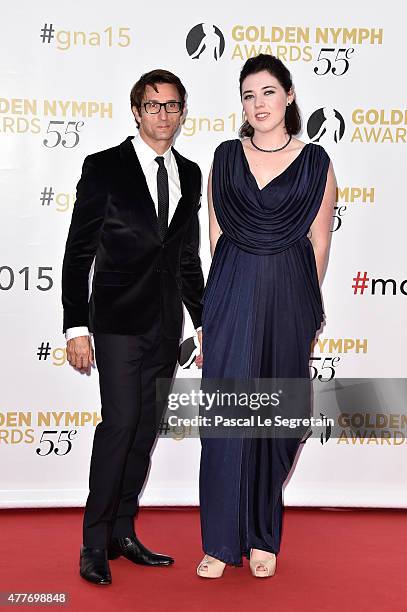 Jonathan Lapaglia attends the closing ceremony of the 55th Monte-Carlo Television Festival on June 18 in Monaco.