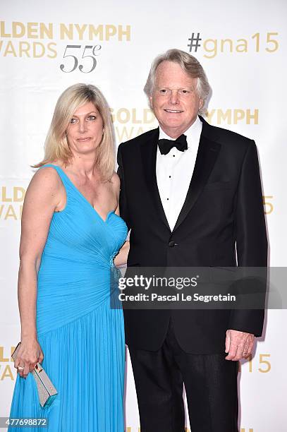 Michael Dobbs attends the closing ceremony of the 55th Monte-Carlo Television Festival on June 18 in Monaco.