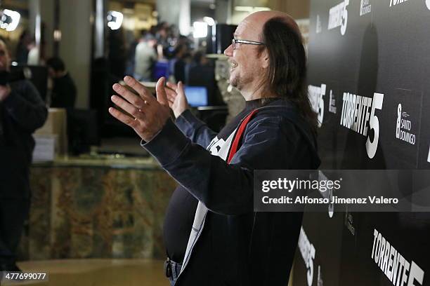 Santiago Segura at 'Torrente 5' Madrid Photocall on March 10, 2014 in Madrid, Spain.