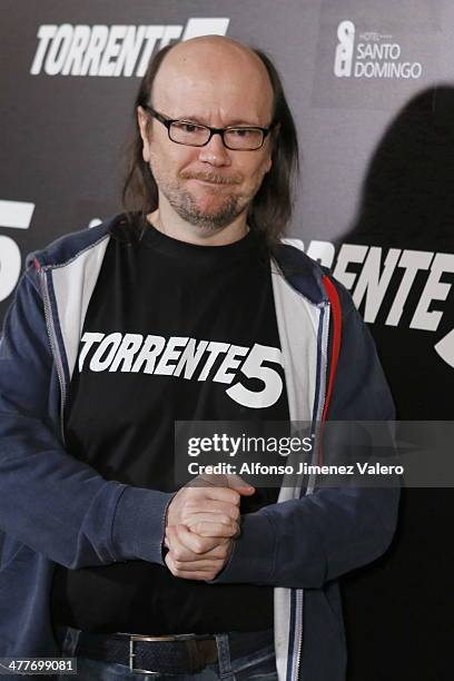 Santiago Segura at 'Torrente 5' Madrid Photocall on March 10, 2014 in Madrid, Spain.