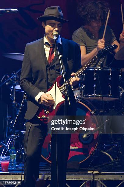 Pete Doherty of Babyshambles performs at The Roundhouse on March 10, 2014 in London, United Kingdom.