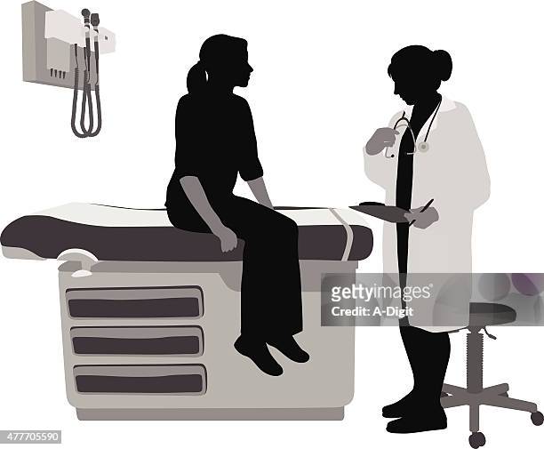 woman doctor - doctor stock illustrations