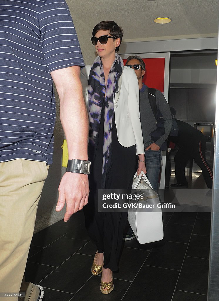 Celebrity Sightings In Los Angeles - March 10, 2014