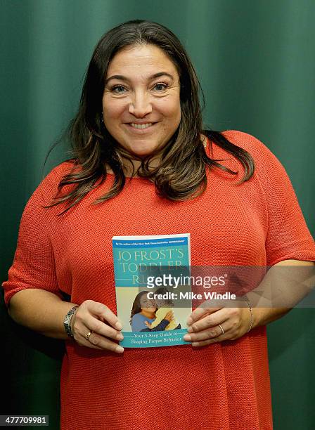 Suppernanny Jo Frost signs copies of her new book "Jo Frost's Toddler Rules: Your 5-Step Guide To Shaping Proper Behavior" at Barnes & Noble...