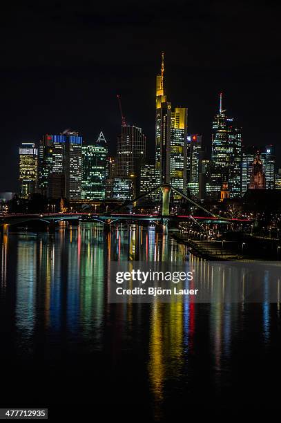 frankfurt skyline - lauer stock pictures, royalty-free photos & images