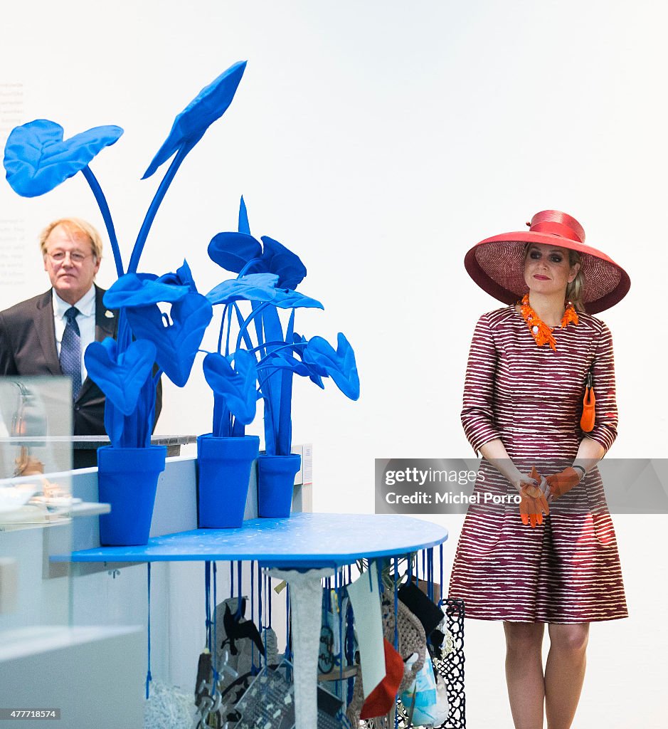 Queen Maxima Of The Netherlands Opens Design Derby Netherlands - Belgium