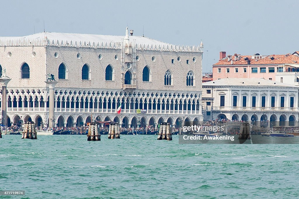 First Lady Michelle Obama Visits Venice