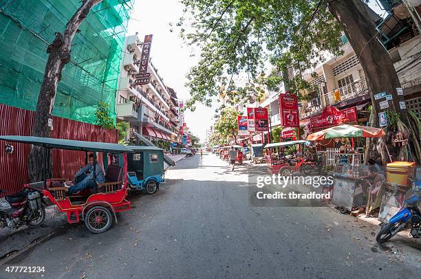 hostess bars in cambodia - night life in cambodian capital phnom penh bildbanksfoton och bilder