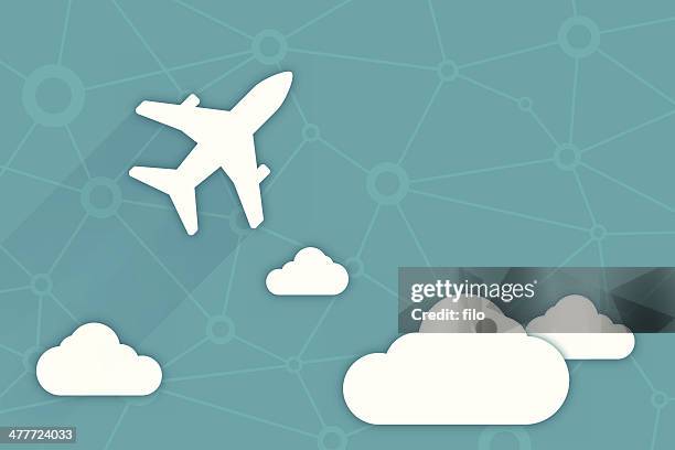 airplane background - runway background stock illustrations