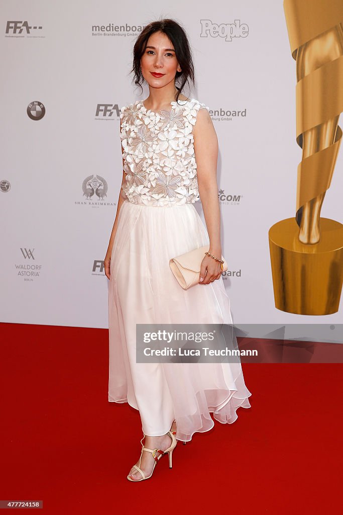 Actress Sibel Kekilli arrives for the German Film Award 2015 Lola at ...