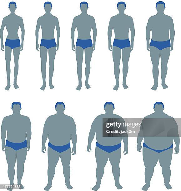 illustrations, cliparts, dessins animés et icônes de mâle indice de masse corporelle (imc) - bulimia