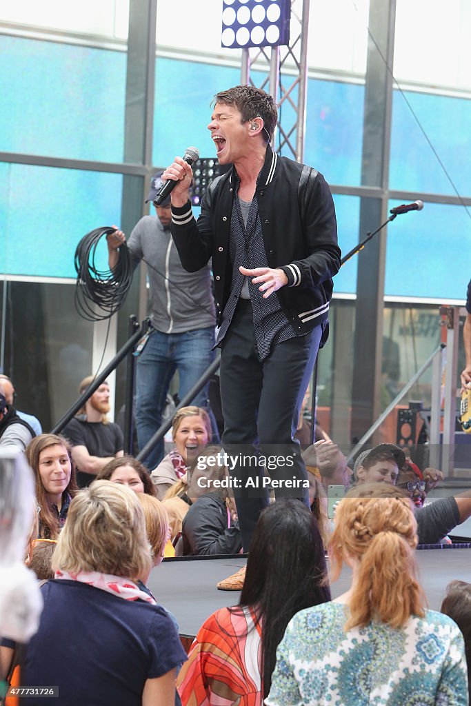 Nate Ruess performs on NBC's