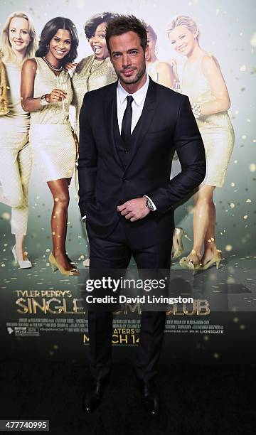 Actor William Levy attends the premiere of Tyler Perry's "The Single Moms Club" at the ArcLight Cinemas Cinerama Dome on March 10, 2014 in Hollywood,...