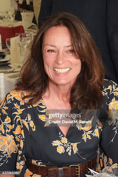 Trish Simonon attends the Flannels for Heroes charity cricket match and garden party hosted by menswear brand Dockers at Burtons Court on June 19,...