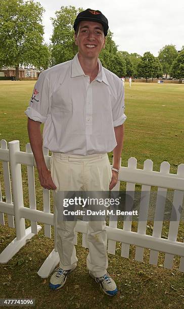 Oliver Phelps attends the Flannels for Heroes charity cricket match and garden party hosted by menswear brand Dockers at Burtons Court on June 19,...