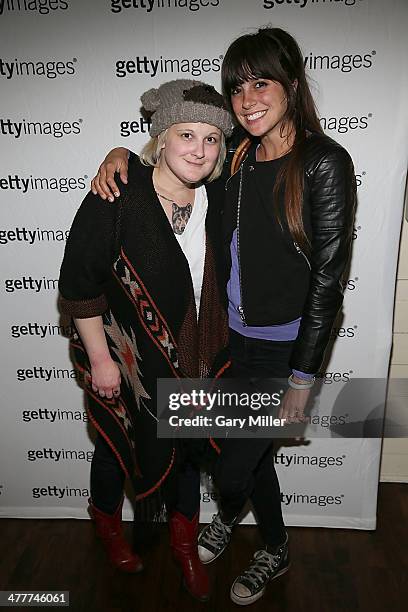 Angela Papuga and Jennifer Foley attend the Getty Images party at Getty House during South By Southwest on March 10, 2014 in Austin, Texas.