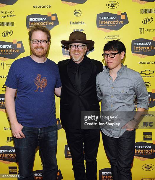Will Smith, TV personality Adam Savage and Tested.com's Norman Chan attend "The Maker Age: Enlightened Views On Science & Art" during the 2014 SXSW...