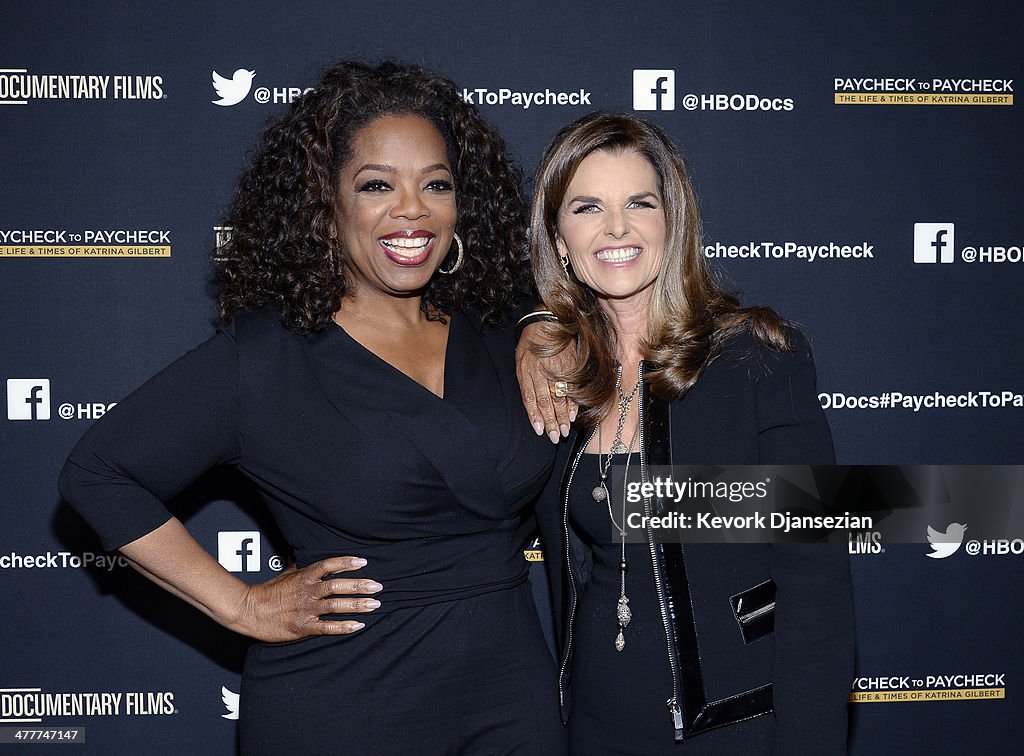 Premiere Of HBO Documentary Films' "Paycheck To Paycheck" - Red Carpet