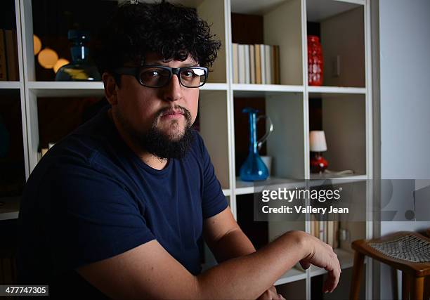 Director and writer Alejandro Fernandez Almendras poses for a portrait session promoting his new film 'To Kill A Man' during the Miami International...