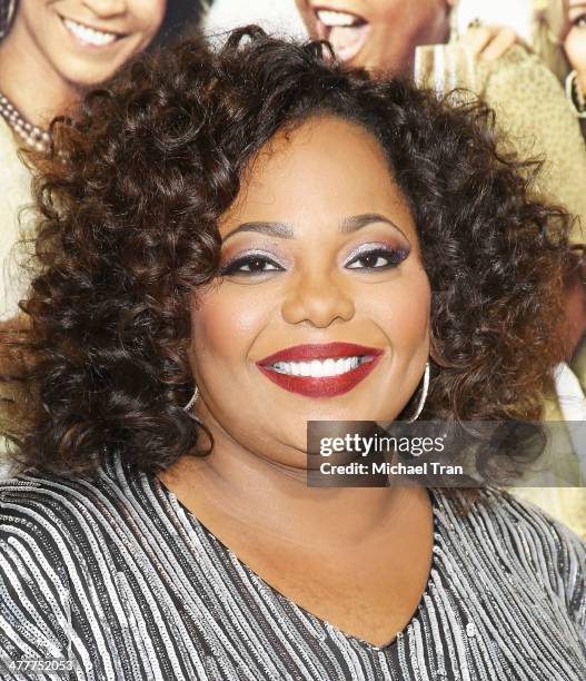 Cocoa Brown arrives at the Los Angeles premiere of "Tyler Perry's The Single Moms Club" held at ArcLight Cinemas Cinerama Dome on March 10, 2014 in...