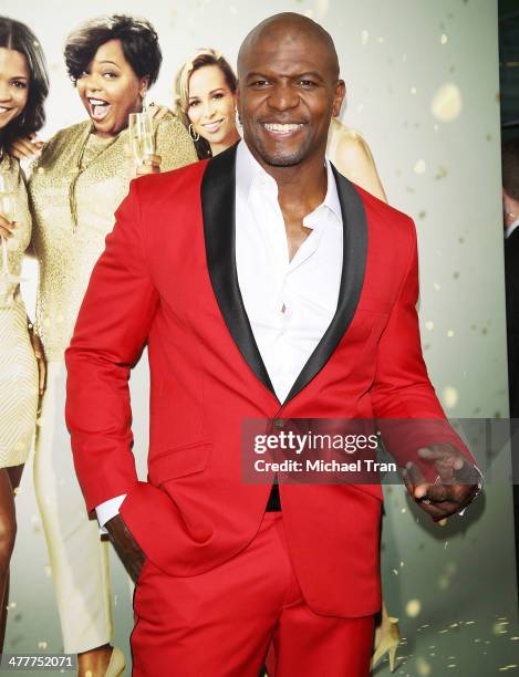 Terry Crews arrives at the Los Angeles premiere of "Tyler Perry's The Single Moms Club" held at ArcLight Cinemas Cinerama Dome on March 10, 2014 in...