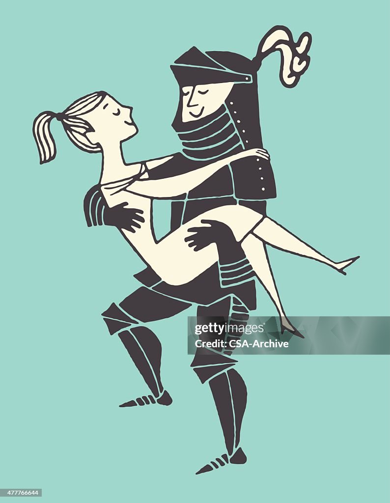 Knight Carrying Woman