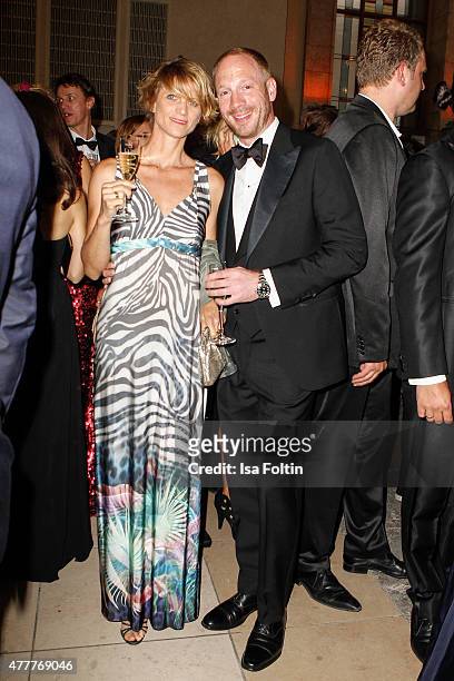 Katrin von Buelow and Johann von Buelow attend the German Film Award 2015 Lola at Messe Berlin on June 19, 2015 in Berlin, Germany.