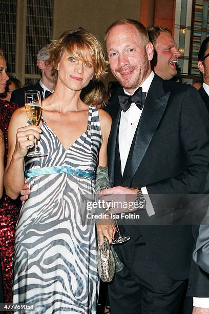 Katrin von Buelow and Johann von Buelow attend the German Film Award 2015 Lola at Messe Berlin on June 19, 2015 in Berlin, Germany.