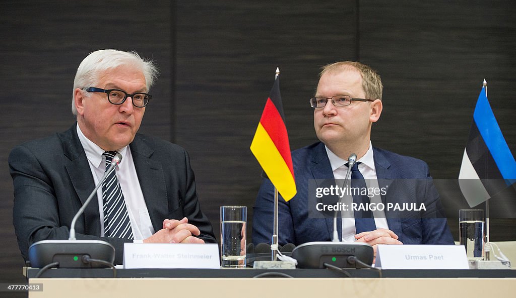 ESTONIA-GERMANY-DIPLOMACY-PAET-STEINMEIER