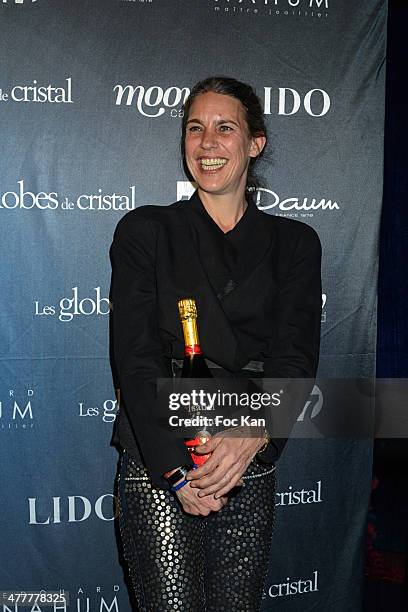 Isabelle Marant attends Les Globes de Cristal 2014 Awards Ceremony at Le Lido on March 10, 2014 in Paris, France.