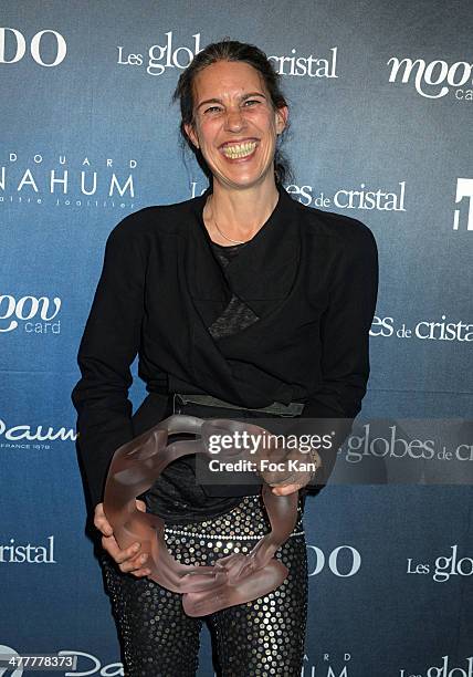 Isabelle Marant attends Les Globes de Cristal 2014 Awards Ceremony at Le Lido on March 10, 2014 in Paris, France.