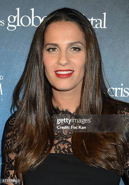 Elisa Tovati attends Les Globes de Cristal 2014 Awards Ceremony at Le Lido on March 10, 2014 in Paris, France.