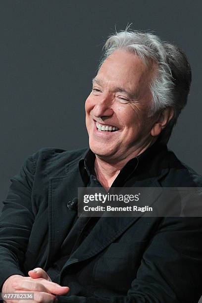 Director Alan Rickman attends Apple Store Soho: Meet the Filmmaker at Apple Store Soho on June 19, 2015 in New York City.