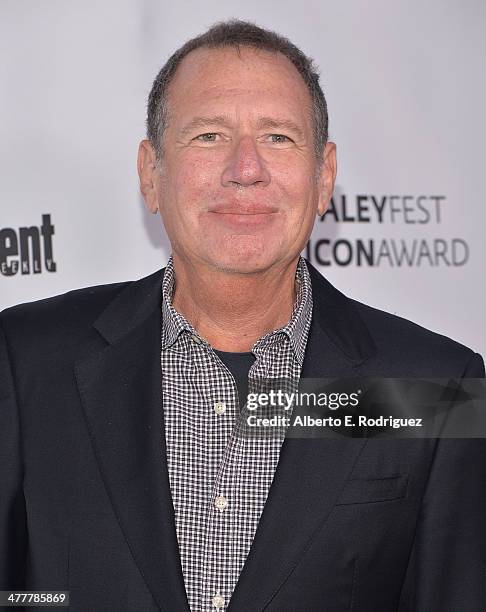 Actor Gary Shandling attends The Paley Center For Media's 2014 PaleyFest Icon Award announcement at The Paley Center for Media on March 10, 2014 in...