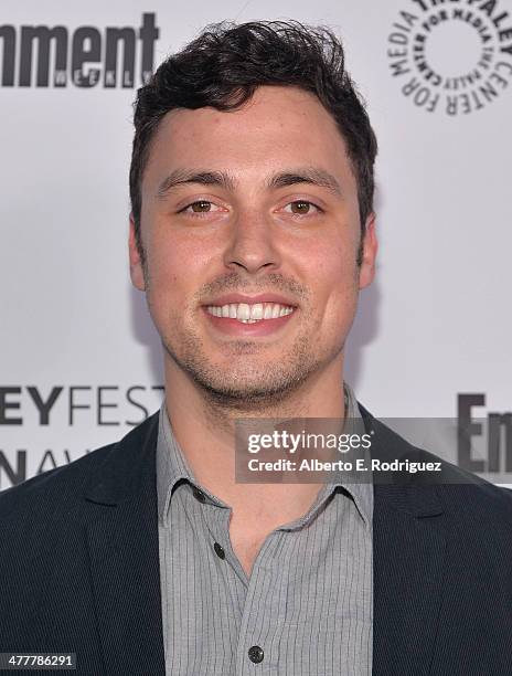 Actor John Francis Daley attends The Paley Center For Media's 2014 PaleyFest Icon Award announcement at The Paley Center for Media on March 10, 2014...