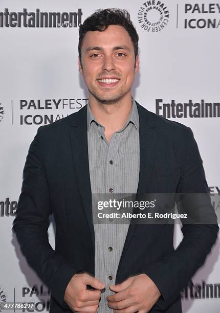 Actor John Francis Daley attends The Paley Center For Media's 2014 PaleyFest Icon Award announcement at The Paley Center for Media on March 10, 2014...