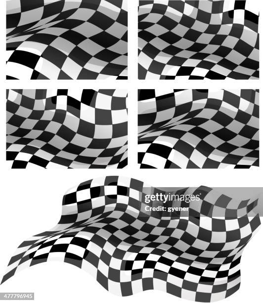 racing background - checkered flag stock illustrations