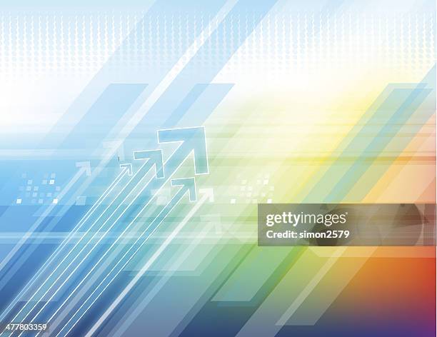 stockillustraties, clipart, cartoons en iconen met technology abstract - fel verlicht