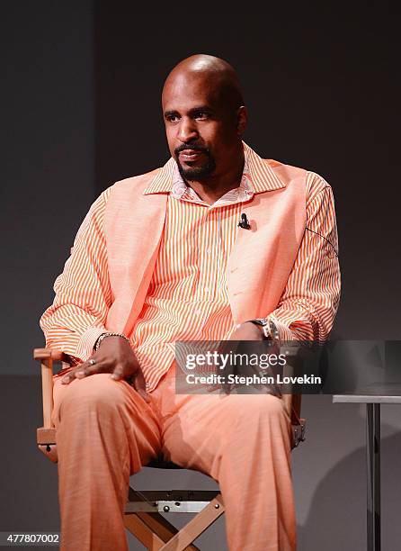 Cayman Kelly attends the" Apple Store Soho Presents Meet The Musician: Vivian Green " at Apple Store Soho on June 19, 2015 in New York City.